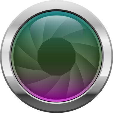 Camera Lens Capture Illustration