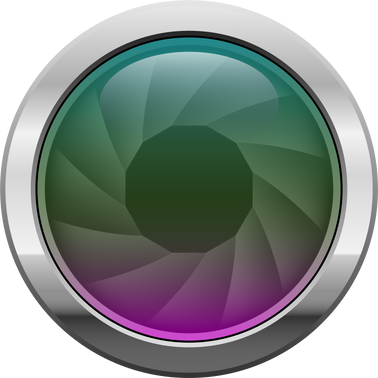 Camera Lens Capture Illustration